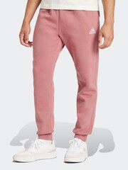 adidas Pink Regular Essentials Fleece Tapered Joggers - Image 4 of 7