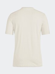 adidas Brown Essentials Single Jersey Embroidered Small Logo 100% Cotton T-Shirt - Image 8 of 8