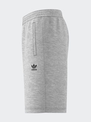 Gris - Pantalones cortos básicos de algodón 100 % con diseño de trébol de Adidas Original - Imagen 12 de 13