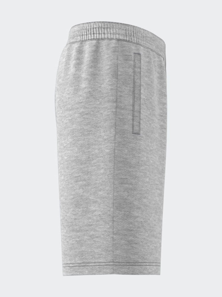 Gris - Pantalones cortos básicos de algodón 100 % con diseño de trébol de Adidas Original - Imagen 13 de 13