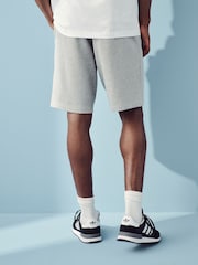 Gris - Pantalones cortos básicos de algodón 100 % con diseño de trébol de Adidas Original - Imagen 4 de 13