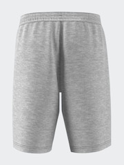 Gris - Pantalones cortos básicos de algodón 100 % con diseño de trébol de Adidas Original - Imagen 7 de 13