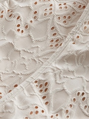 Cream Textured One Shoulder Bikini (3-16yrs) - Image 7 of 7