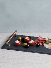 Black Slate 60x15cm Serving Platter - Image 1 of 3