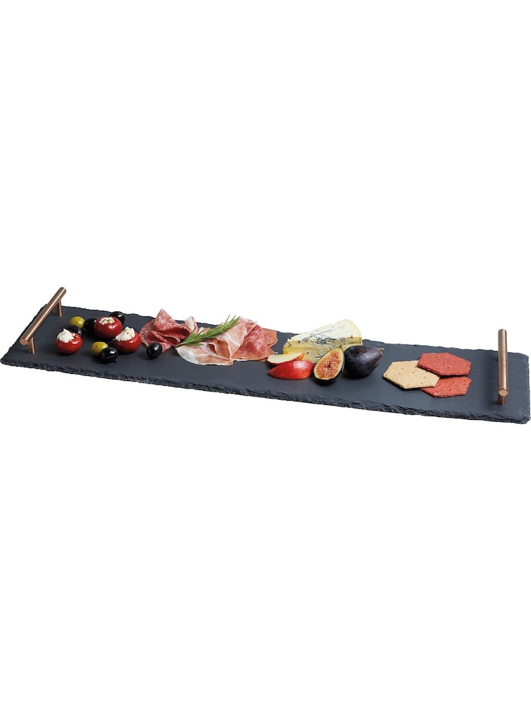 Black Slate 60x15cm Serving Platter - Image 3 of 3