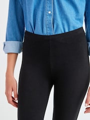 Black Cropped Leggings - Image 3 of 4