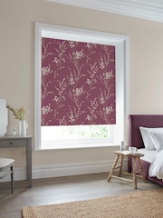 Laura Ashley Plum Pussy Willow Made To Measure Roller Roller Blind - Image 2 of 6