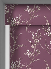 Laura Ashley Plum Pussy Willow Made To Measure Roller Roller Blind - Image 4 of 6