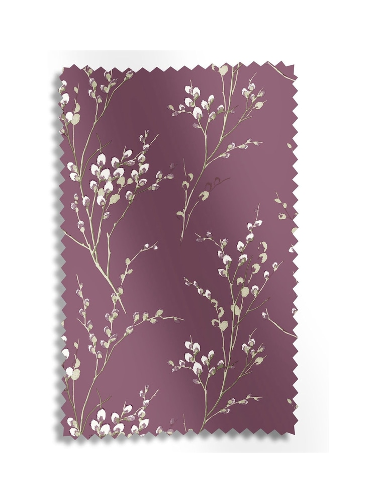 Laura Ashley Plum Pussy Willow Made To Measure Roller Roller Blind - Image 6 of 6 Laura Ashley Plum Pussy Willow Made To Measure Roller Roller Blind - Image 6 of 6