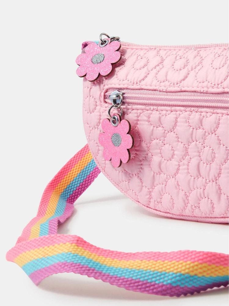 Bandolera acolchada con flores de Angels By Accessorize - Imagen 2 de 2 Bandolera acolchada con flores de Angels By Accessorize - Imagen 2 de 2