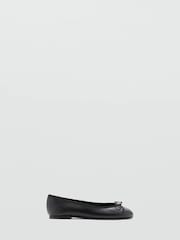 Mango Black Ballet Flat Pumps - Image 2 of 4