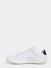 adidas Golf White/Black Go-To Spikeless 2.0 Low Golf Shoes - Image 2 of 9