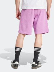 adidas Orignal Pink Essentials Trefoil 100% Cotton Shorts - Image 2 of 6