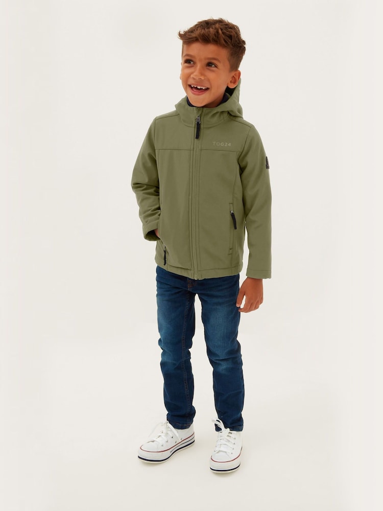 Grün - Tog 24 Koroma Softshell-Jacke mit Kapuze - Bild 1 von 4 Grün - Tog 24 Koroma Softshell-Jacke mit Kapuze - Bild 1 von 4