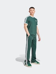 adidas Green Adicolor Classics 3-Stripes 100% Cotton  T-Shirt - Image 6 of 7