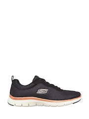 Skechers Black Flex Appeal 4.0 - Brilliant View Womens Trainers - Image 1 of 3