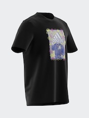 adidas Black 100% Cotton Doodle Graphic T-Shirt - Image 14 of 15