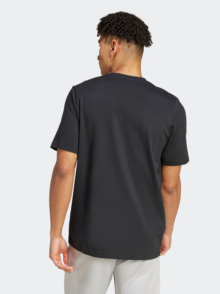 adidas Black 100% Cotton Doodle Graphic T-Shirt - Image 2 of 15