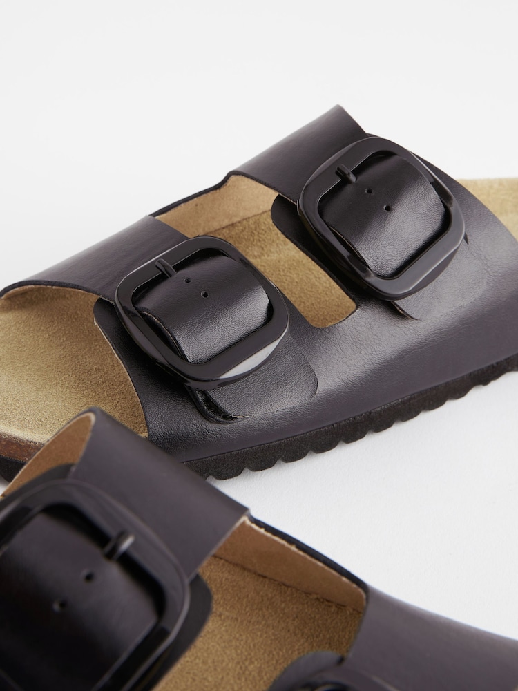 Schwarz/Flood - Forever Comfort® Sandalen aus Leder mit Doppelriemen und Fußbett - Bild 7 von 7 Schwarz/Flood - Forever Comfort® Sandalen aus Leder mit Doppelriemen und Fußbett - Bild 7 von 7