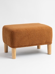 Scottish Everlastings Ltd Caramel Boucle Footstool - Image 2 of 3