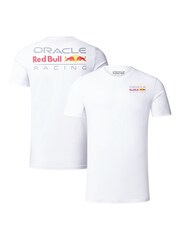 Fanatics Unisex Large Oracle Red Bull Racing Logo 100% Cotton White T-Shirt - Image 1 of 3