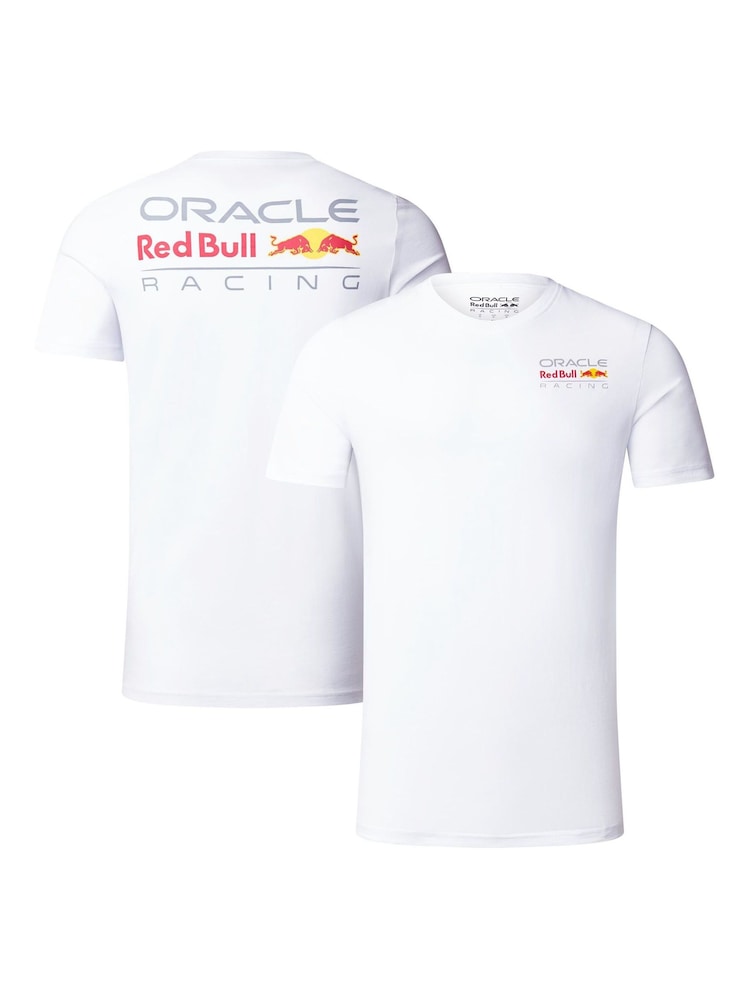 Fanatics Unisex Large Oracle Red Bull Racing Logo 100% Cotton White T-Shirt - Image 1 of 3