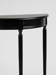 Scottish Everlastings Ltd Black Half Round Table - Image 3 of 3