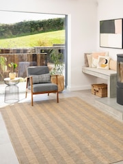 kukoon Beige Washable Leni Striped Rug - Image 1 of 6