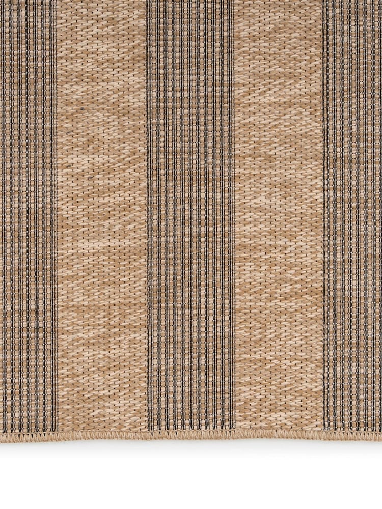 kukoon Beige Washable Leni Striped Rug - Image 2 of 6 kukoon Beige Washable Leni Striped Rug - Image 2 of 6