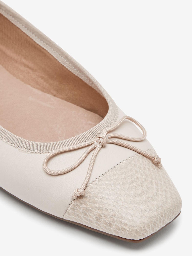 os - Ballerines Forever Comfort® en cuir à bout carré - Image 6 de 6