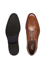 Clarks Natural Standard Fit (G) British Craft Arlo Lace Shoes - Image 7 of 7