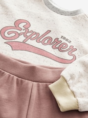 Ochre Yellow Long Sleeve Top And Wide Leg 100% Cotton Trousers Set (3mths-7yrs) - Image 7 of 8