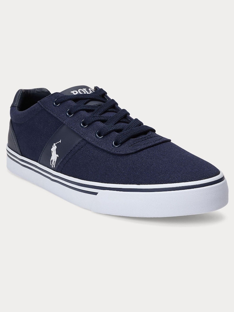 Polo Ralph Lauren Navy Hanford Canvas Trainer - Image 2 of 4