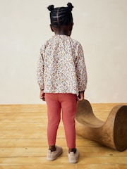 Orange Floral Blouse And Leggings Set (3mths-7yrs) - Image 2 of 8
