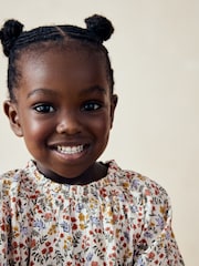 Orange Floral Blouse And Leggings Set (3mths-7yrs) - Image 5 of 8