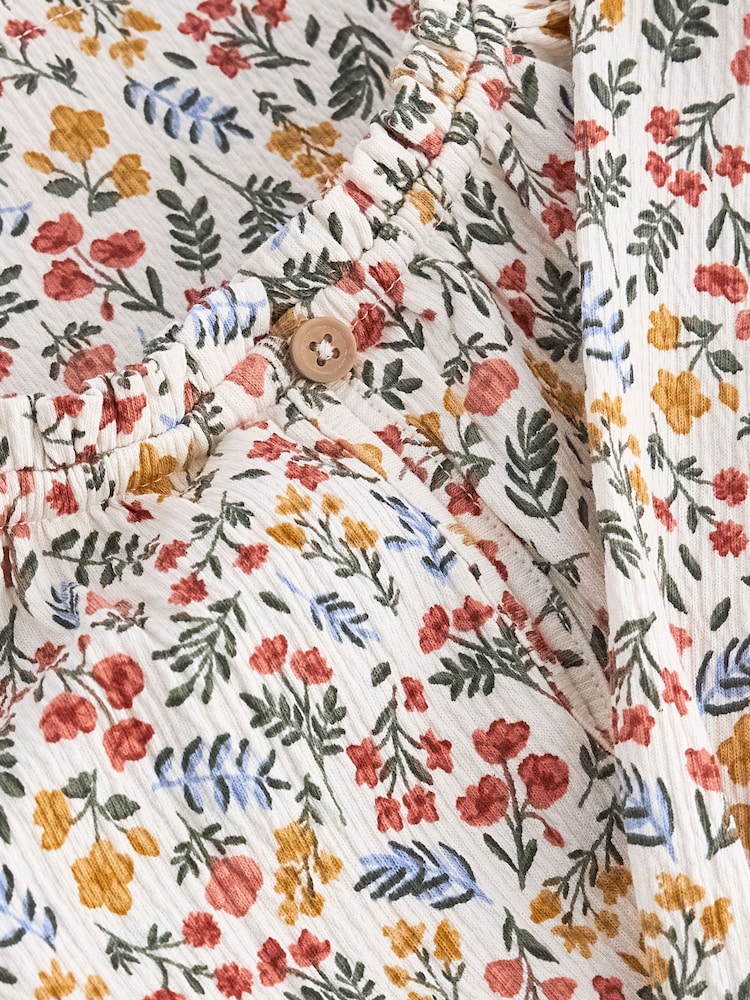 Orange Floral Blouse And Leggings Set (3mths-7yrs) - Image 8 of 8