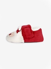 JoJo Maman Bébé Red Santa Slipper Shoes - Image 2 of 4