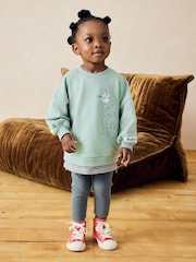 Green Leopard Character Long Sleeve Top and Leggings Set (3mths-7yrs) - Image 1 of 7