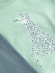 Green Leopard Character Long Sleeve Top and Leggings Set (3mths-7yrs) - Image 7 of 7