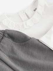 Blue Long Sleeve 100% Cotton Cardigan and Wide Leg Joggers Set (3mths-7yrs) - Image 7 of 7