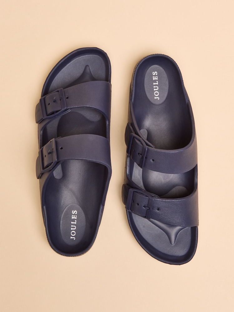 Joules Sunseeker Navy Blue EVA Sliders - Image 3 of 5