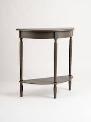Scottish Everlastings Ltd Olive Brown Half Round Table - Image 2 of 3