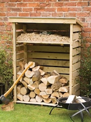 Rowlinson Natural Small Log Store - Image 1 of 4