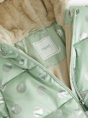 Metino zelena - odporen na dež Folija pikčast; pikast Snowsuit (3mths-7yrs) - Slika 4 iz 5