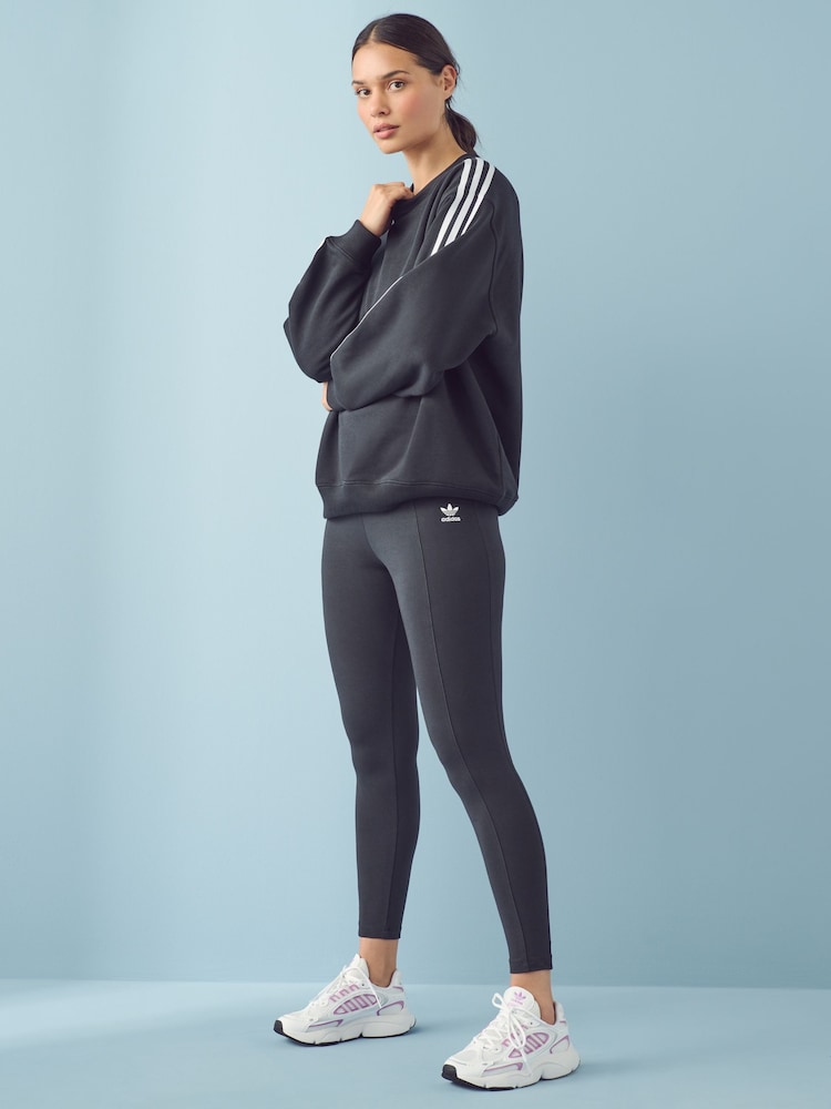 adidas Black Essential Leggings - Image 2 of 4