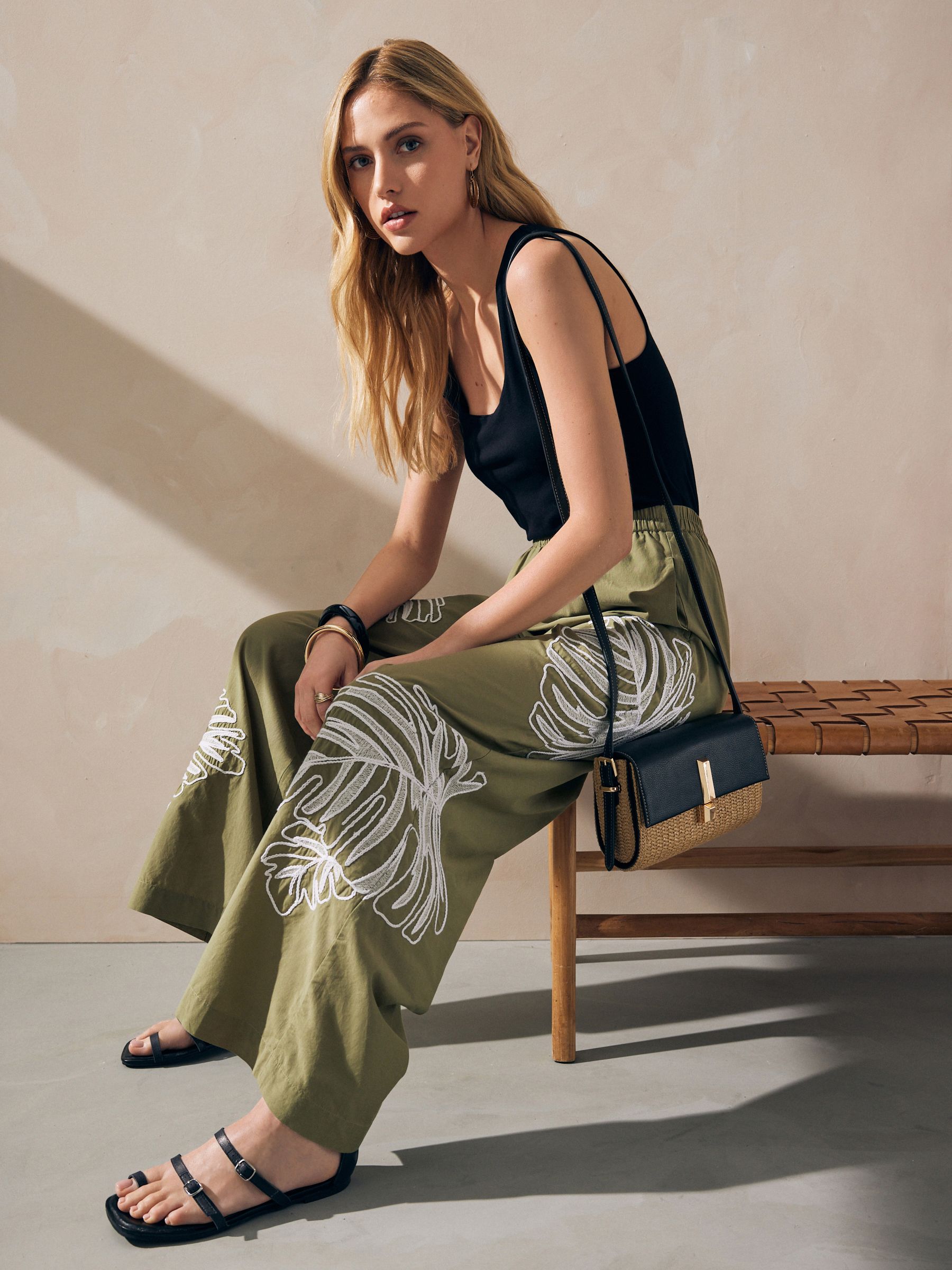 Raffia crossbody clearance