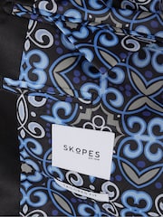 Skopes Black Tailored Fit Jive Velvet Jacket - Image 9 of 9