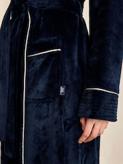 Chelsea Peers Blue Fleece Dressing Gown - Image 5 of 5