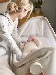 Mamas & Papas Fawn Lua Bedside Crib - Image 3 of 7