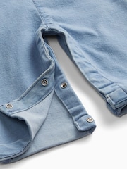 Peto de denim con volantes de MORI - Imagen 2 de 2